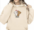 Bären verliebt Pullover oder Hoodie besticktes Geschenk für Paare