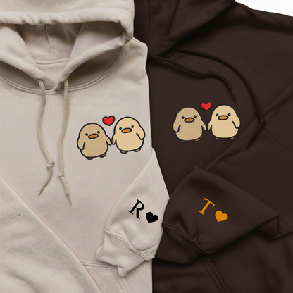 lustiges Jubiläumsgeschenk Valentinstag Pullover oder Hoodie besticktes für Paare