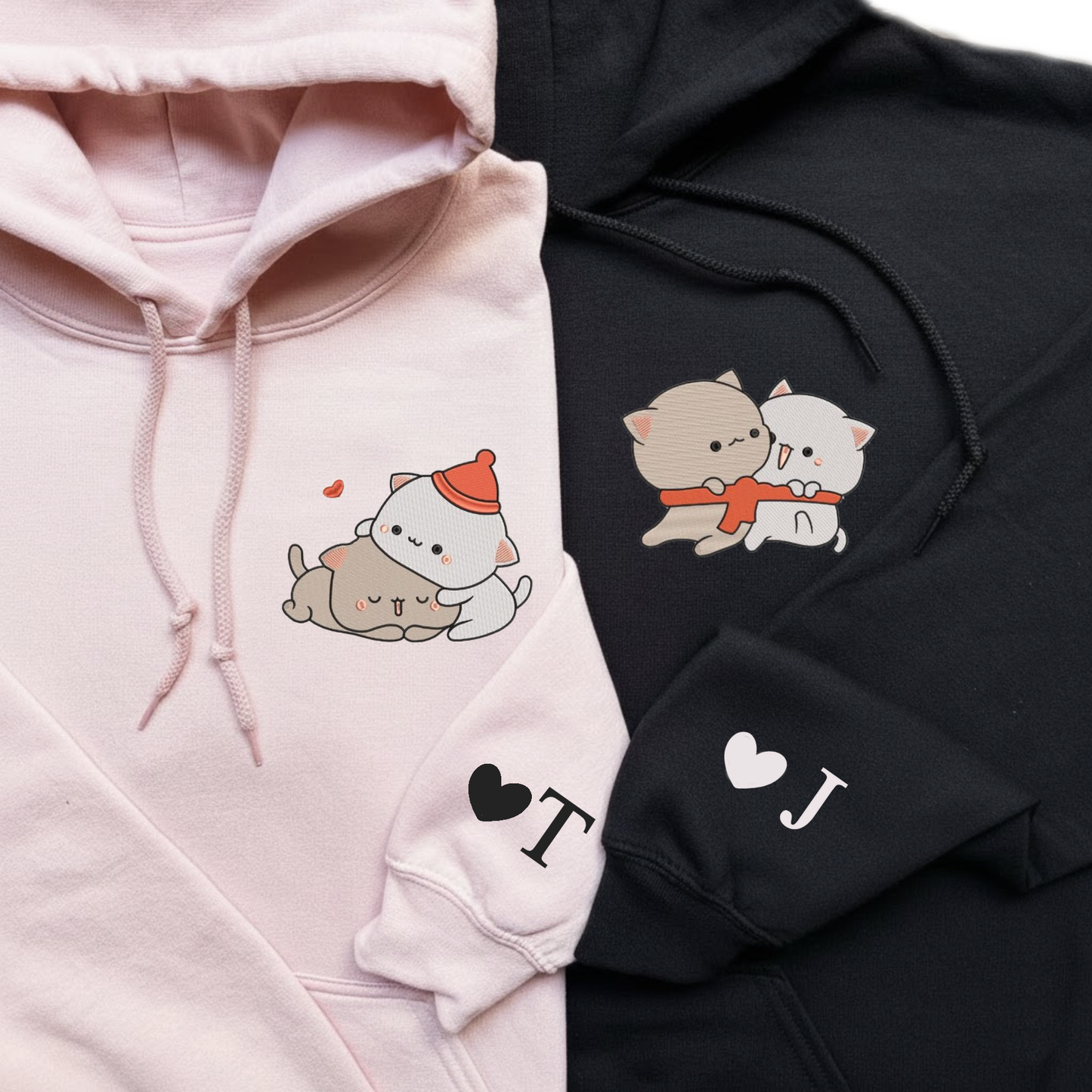 lustiges Jubiläumsgeschenk Valentinstag Pullover oder Hoodie besticktes für Paare